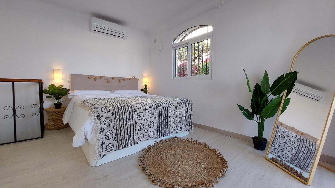 New Boho Home With Balcony, Private Garden And Communal Pool Nerja Eksteriør billede