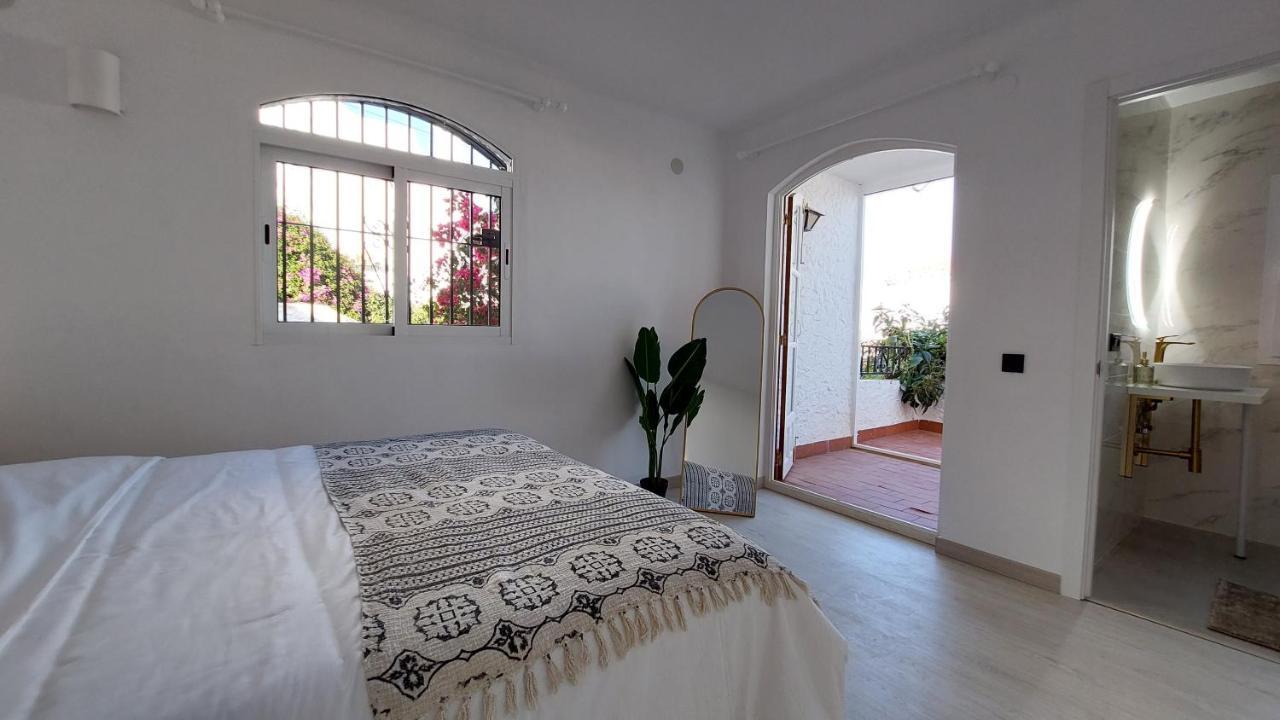 New Boho Home With Balcony, Private Garden And Communal Pool Nerja Eksteriør billede