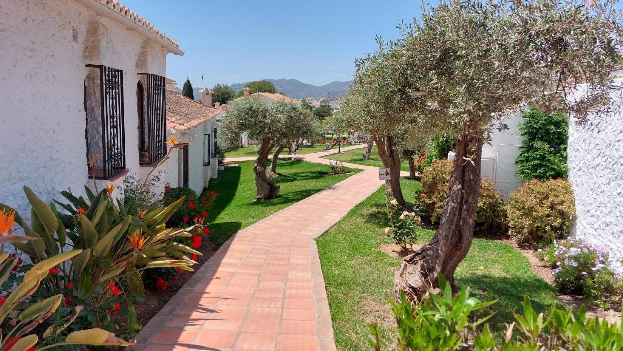 New Boho Home With Balcony, Private Garden And Communal Pool Nerja Eksteriør billede